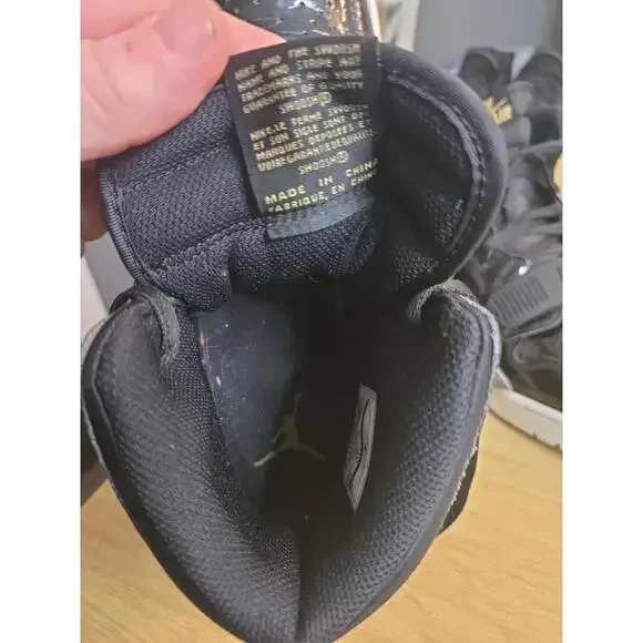 Size 8 - Jordan Legacy 312 Black Gold Patent 2018 AV3922-007 - Picture 8 of 8